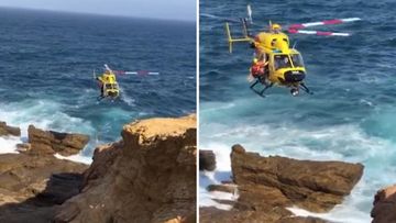 Bermagui NSW beach rescue stranded children