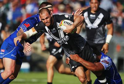 New Zealand backrower and captain Simon Mannering.
