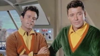 Mark Goddard and Guy Williams in Lost in Space