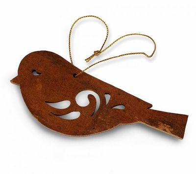 <a href="Cinnamon Bark Cut Out Bird Hanging Decoration" target="_blank" draggable="false">Oxfam Cinnamon Bark Cut Out Bird Hanging Decoration, $9.95.</a>