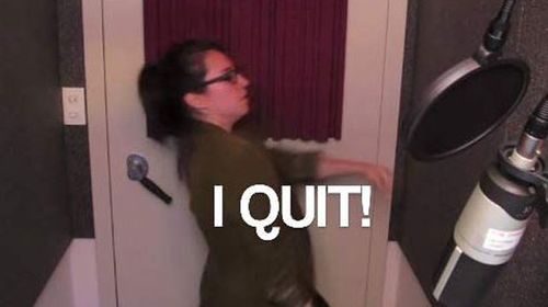 Viral 'I quit' video star's replacement hits back