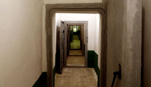 Kilometres of corridors fill the underground bunker, (AP).