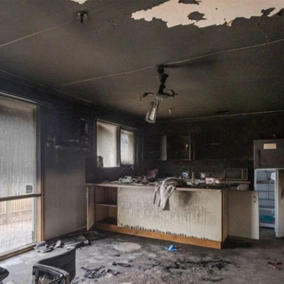 Fire-damaged Adelaide home with rooms covered in soot exceeds expectations at auction