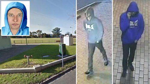 Images have been released of a man wanted over the sexual assault of a teen at a Caulfield park.