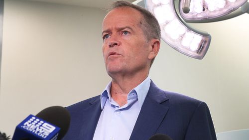 Opposition leader Bill Shorten today announced a plan to cap price hikes of private health insurance at 2% for the first two years of a government he leads (AAP).