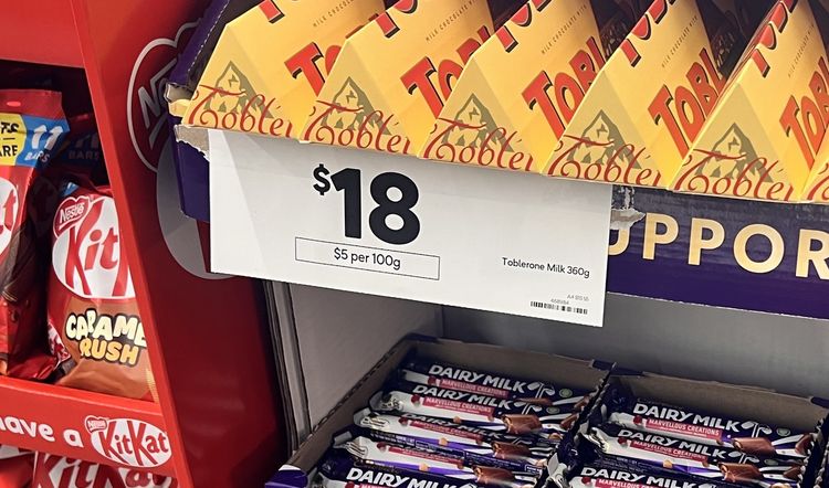 Toblerone price increase: Iconic chocolate hikes price ahead of one of its  most popular sales days - 9Kitchen