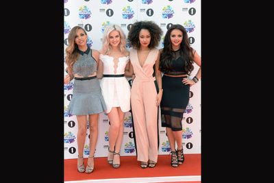 Little Mix before the Marilyn moment...