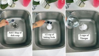 TikTok cleaning hack slow drain