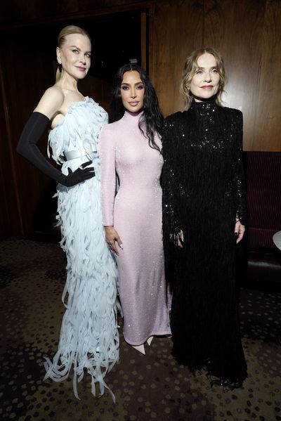 Nicole Kidman, Kim Kardashian and Isabelle Huppert