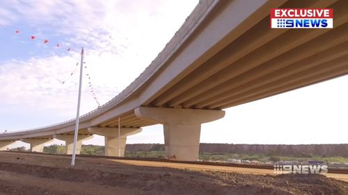 The $900 million Northern Connector has nine bridges.