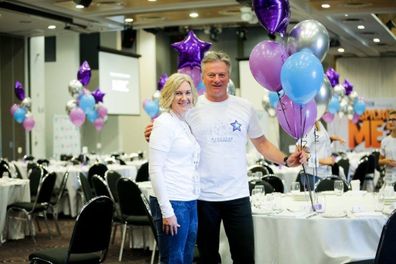 Lynette and Steve the Steve Waugh Foundation