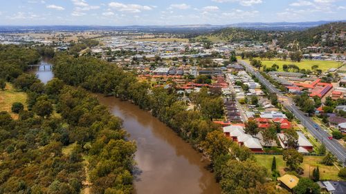 Murrumbidgee river in Wagga Wagga.