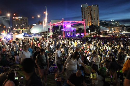 Rain won't drown out Adelaide's fireworks. (AAP)