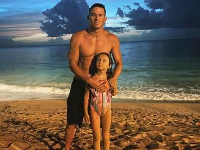 Channing Tatum and daughter Everly.