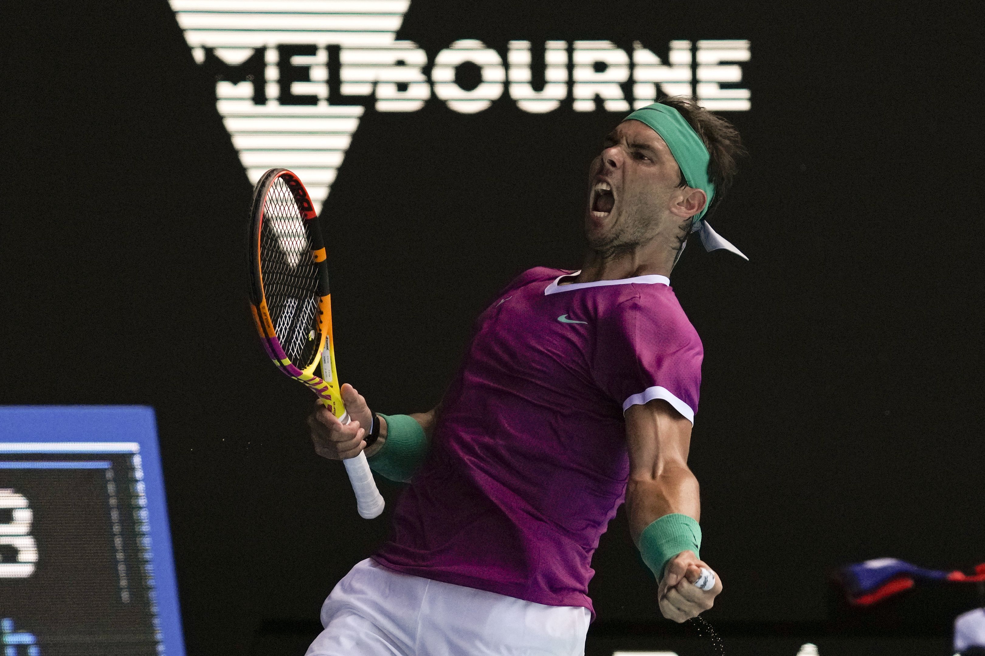 Rafael Nadal overcomes 'emotional' first set to win way into Australian Open quarter finals
