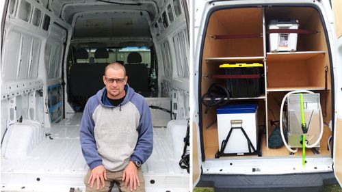 In late October, Matt Walsh moved into a van he had stripped and refitted with materials he would not react to.