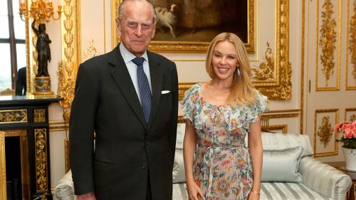 Kylie Minogue said the Prince Philip is "charm personified". (AAP)