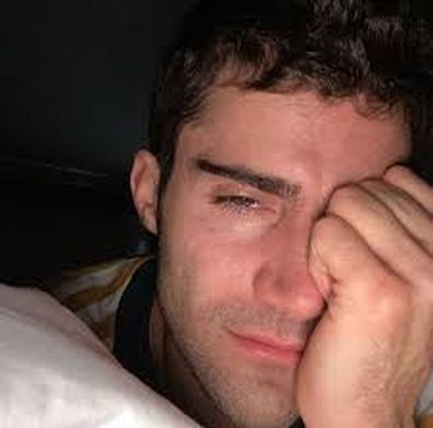 Demi Lovato, Max Ehrich, crying, Instagram