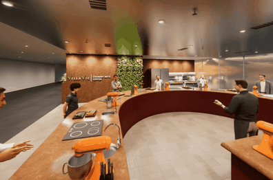 The ship will have a culinary centre where passengers can take cooking classes.