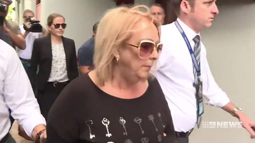 Sharon Graham has been charged with murder and perverting the course of justice over Bruce Saunders' woodchipper death. Picture: 9NEWS