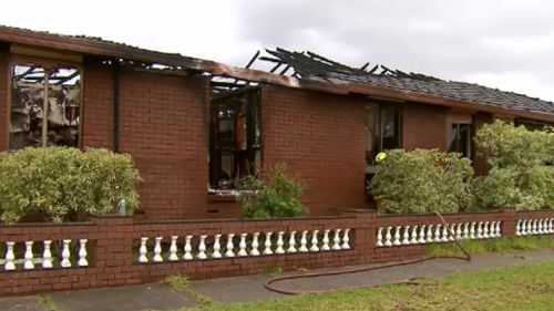 The home owner avoided any serious injuries. (9NEWS)