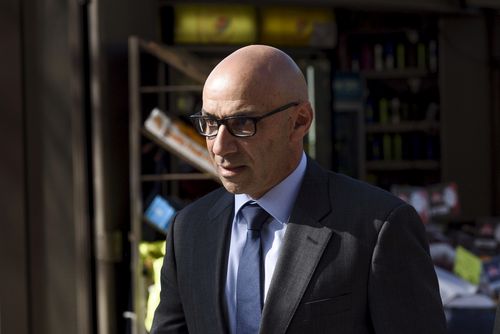 Moses Obeid outside the Supreme Court in August 2020.