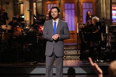 Saturday Night Live Host Harry Styles during the Monologue on Saturday, March 14, 2026