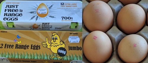 The product contains the egg stamp "NSW 219"