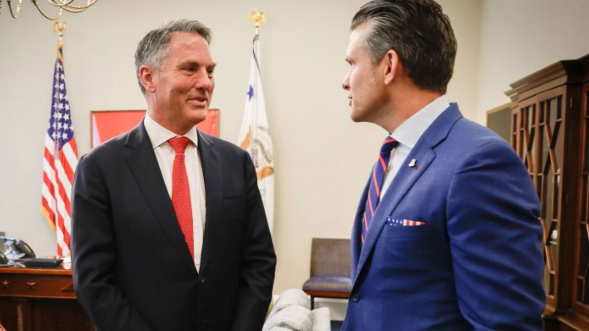 Pentagon reverses course on 'happenstance' Richard Marles meeting, says it  was 'coordinated in advance'