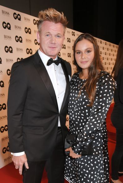 Gordon Ramsay and daughter Holly attends the GQ Men Of The Year Awards at the Tate Modern on September 5, 2017 in London, England.