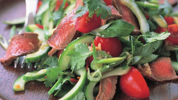 Char-grilled beef salad