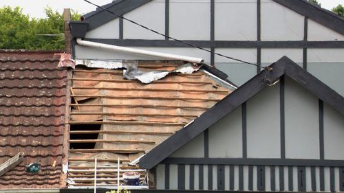 A tradie has been injured after falling from the roof of a two storey house in Bellevue Hill.