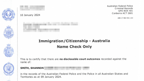 Il controllo della polizia di Shannon Smith è risultato pulito nel 2024.