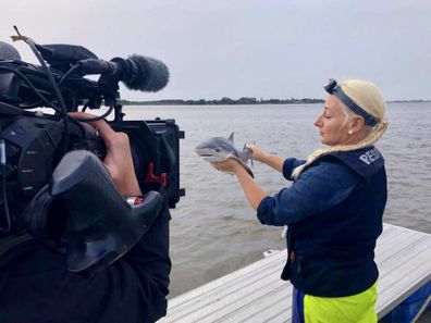 Amy Smoothey shark tackler