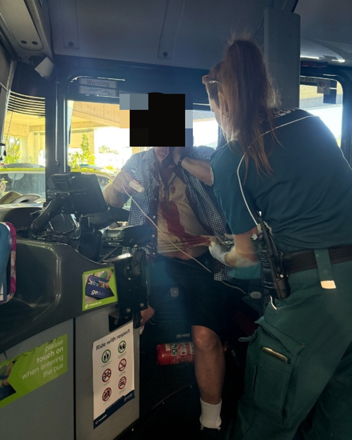 Bus driver allegedly stabbed in Caloundra 