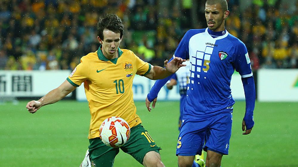 Robbie Kruse in action for the Socceroos. (Getty)