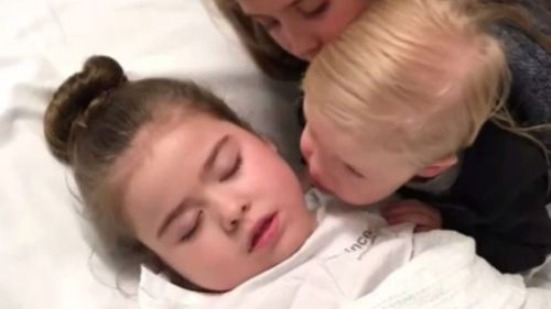 Piper, aged six, suffers from a rare seizure disorder. (9NEWS)