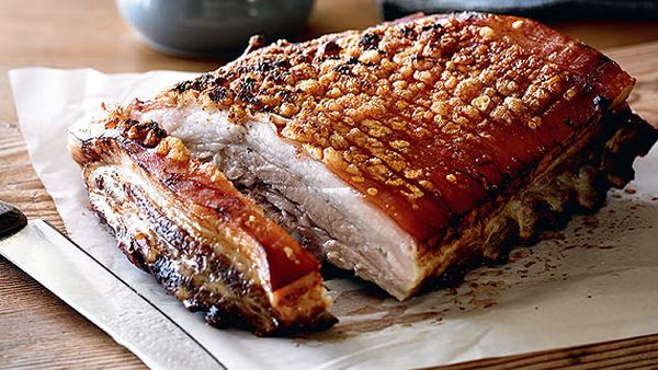 Crunchiest crackling pork belly