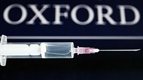 University of Oxford logo and hypodermic needle (Getty)