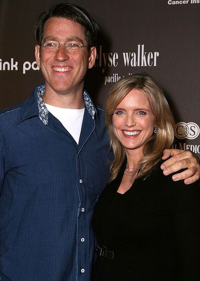 SANTA MONICA, CA - SEPTEMBER 08:  Actress Courtney Thorne-Smith (R) and husband Roger Fishman arrive at The Pink Party to benefit Cedar-Sinai Women's Cancer Research Institute at Viceroy Santa Monica September 8, 2007 in Santa Monica, California.  (Photo by Alberto Rodriguez/Getty Images for Cedar Sinai)