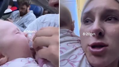 New mum Jess shares the reality of nightmare flight with her baby ok TikTok