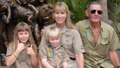 Bindi Irwin, Robert Irwin, Terry Irwin, Bob Irwin, Steve Irwin Memorial Day, Australia Zoo, 15 novembre 2007