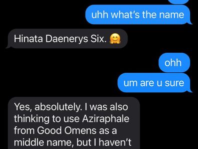 baby name drama in family