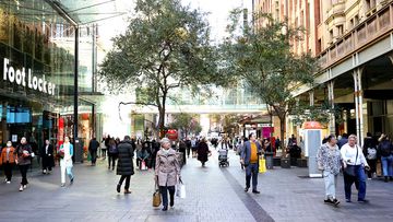 Interest rate hikes may reduce consumer spending in places like Sydney&#x27;s Pitt Street Mall (pictured).
