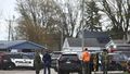 Authorities respond to the Swan Creek Boat Club after a driver crashed a vehicle through a building where a children&#x27;s birthday party was taking place, Saturday, April 20, 2024, in Berlin Township, Mich.  