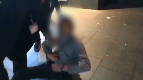 Sydney busker theft teen charged live stream video Pitt Street Mall crime news NSW Australia