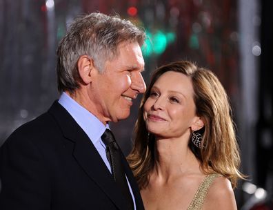 Harrison Ford and Calista Flockhart arrives at them premiere Of CBS Films' "Extraordinary Measures"  held at the GraumanÕs Chinese Theatre on January 19, 2010 in Hollywood, California.