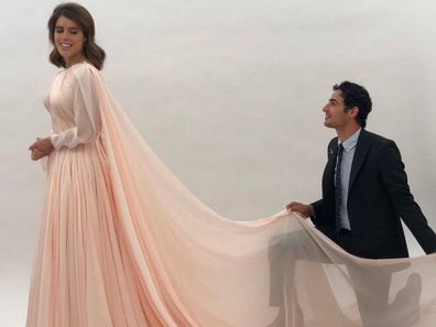 Princess Eugenie with designer Zac Posen