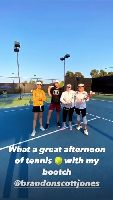 Rebel Wilson, tennis, Instagram, photo, year of health