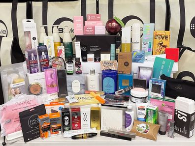 Inside the Channel 9 Style Logies gift bag